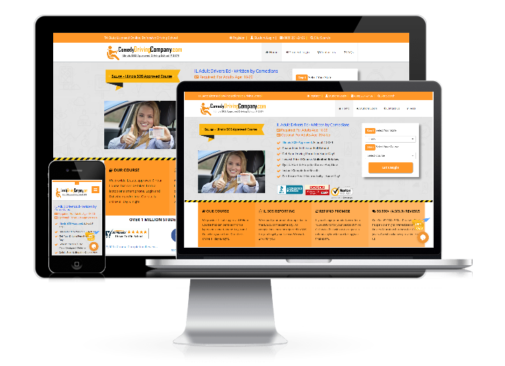 Drivers Ed on Mobile, Tablet and Laptop